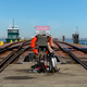 Illustration for article titled A Rare Trip On The Floating Train Yard Of Hudson Harbor